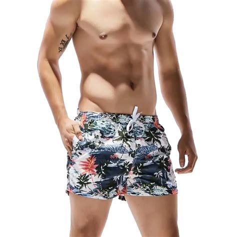 Seobean Swimwear Men Swimsuit Men Shorts Beach Shorts Man Swimwear