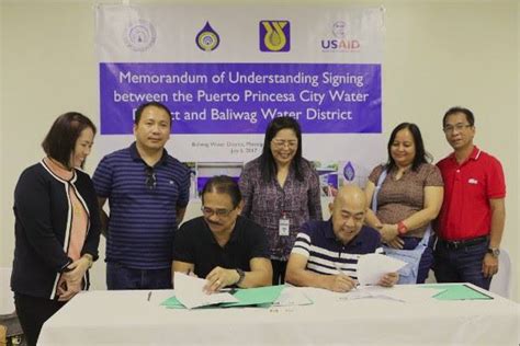 Puerto Princesa And Baliwag Water Districts Ink Partnership To Improve