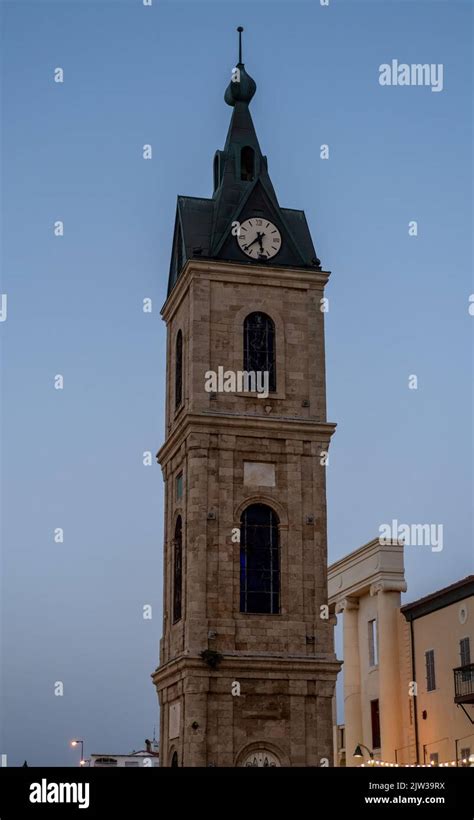 Uno De Los Símbolos De La Ciudad De Jaffa La Torre Del Reloj