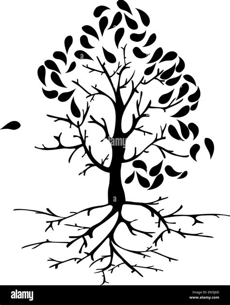 Tree icon silhouette Stock Vector Image & Art - Alamy