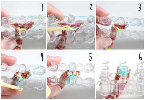 Hexafish Rainbow Loom Bracelet 10 Steps With Pictures