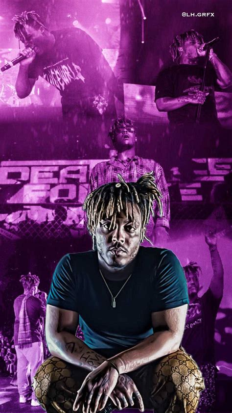 Juice Wrld Purple Wallpapers Wallpaper Cave