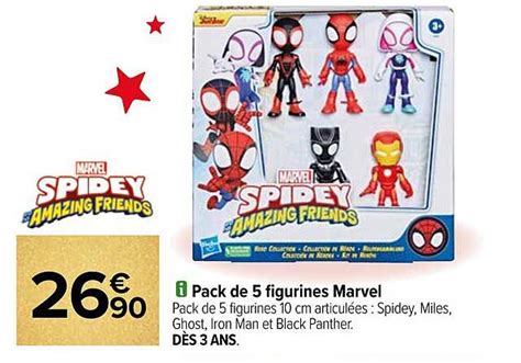 Promo Pack De Figurines Marvel Spidey Chez Carrefour Icatalogue Fr