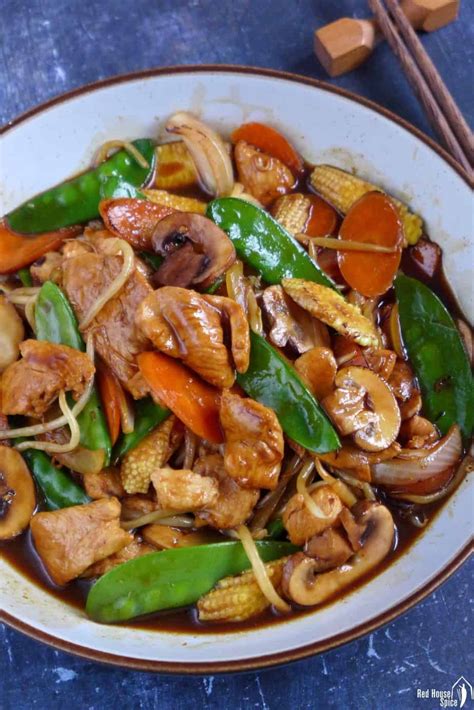 Chicken Chop Suey With An Easy Stir Fry Sauce Red House Spice