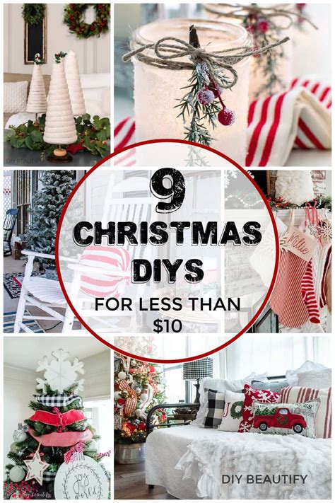 9 Christmas Projects for Less than $10 - DIY Beautify - Creating Beauty at Home