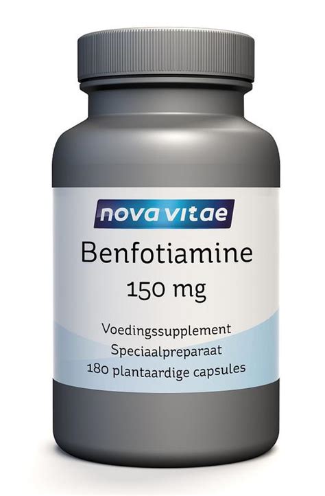 Benfotiamin Vitamin B1 150 Mg 180 Vegi Kapseln Nova Vitae Bik Bik