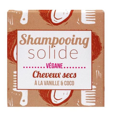 Shampooing Solide Cheveux Secs La Vanille Coco G Lamazuna