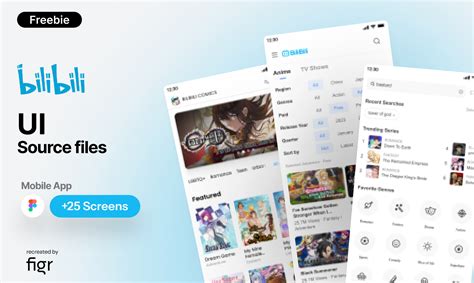 Bilibili App Ui Free Ui Kit Recreated Figma