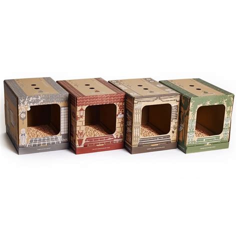 Poopy Cat Disposable Litter Box Regular Brown by Wayfair | ufurnish.com