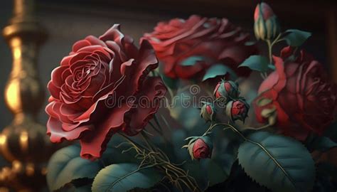 Red Rose Art Stock Illustration Illustration Of Love 269993545