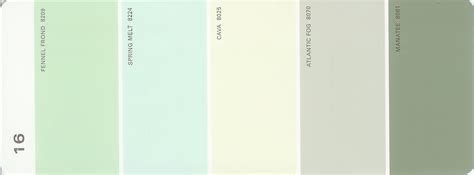 Martha Stewart Paint 5 Color Palette Card 16 Martha Stewart Paint