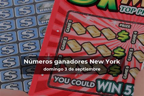 Lotería De Nueva York En Vivo Resultados Y Ganadores Del Domingo 3 De Septiembre De 2023 El