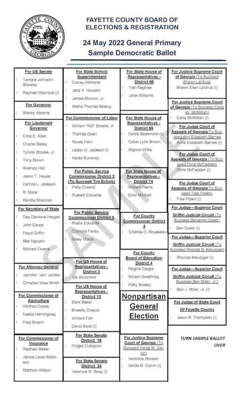 Ohio Democratic Primary 2024 Sample Ballot Alyse Bertine