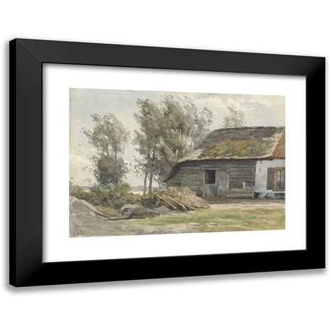 Jan Willem Van Borselen 24x18 Black Modern Framed Museum Art Print