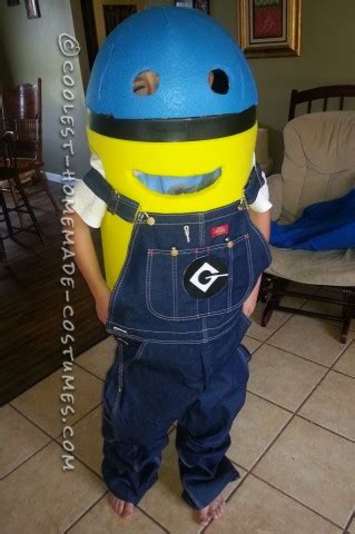 Coolest Homemade Minion Dave Costume for a Boy