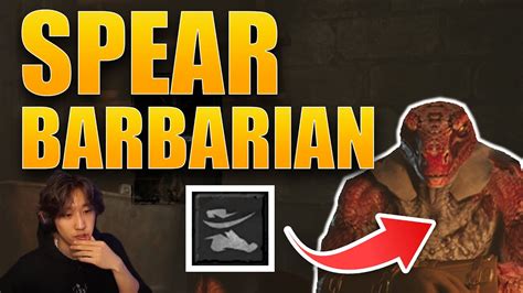 Spear Barbarian W Achilles Is Op Dark And Darker Youtube