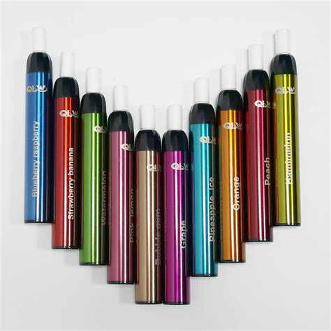 10 Flavors 1000 Puffs Prefilled 35ml Disposable Qlw Plus Sx Vape Pen