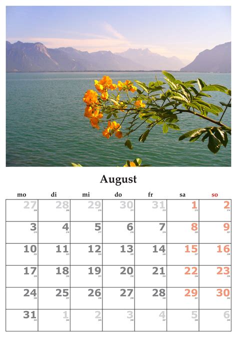 Free Images Font Text Calendar Month Office Supplies August 2015