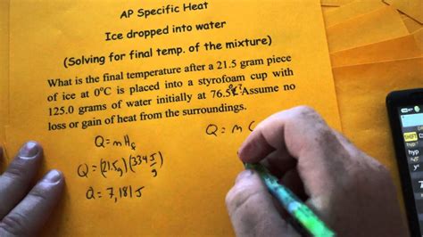 Specific Heat Capacity of Ice - Frank Mackenzie