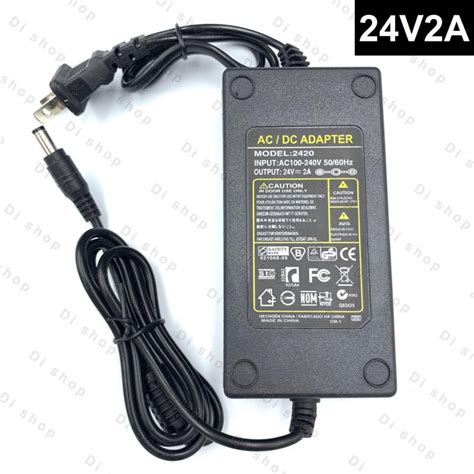 Di Shop Adapter Ac Dc ที่ชาร์จ 24v 2a หัวใหญ่ 5 5x2 5mm Shopee Thailand