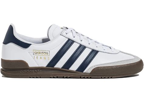 adidas Jeans White Collegiate Navy Gum Men's - FW6207 - US