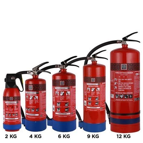 SAFE ZONE A B C Dry Powder Type ABC Fire Extinguisher Capacity 4Kg At