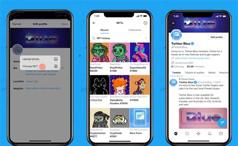 Twitter Launches Nft Profile Pictures For Twitter Blue Subscribers