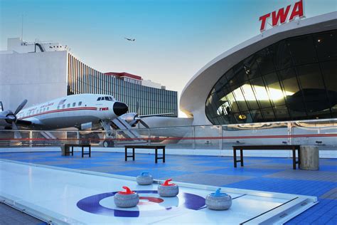 Jfk Airport’s Twa Hotel Now Offers Free Curling