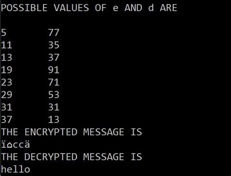 C Code To Implement Rsa Algorithmencryption And Decryption Basic Medium Expert Programs