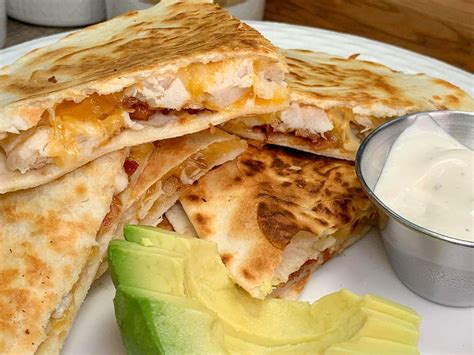 Chicken Bacon Ranch Quesadillas Hot Rod S Recipes