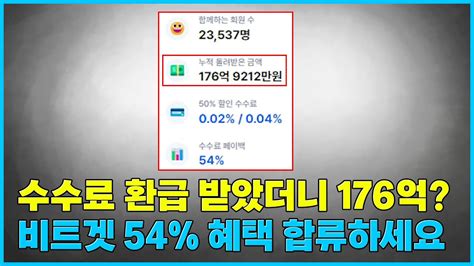 비트겟 수수료 54 페이백 방법부터 실전까지 간단 총정리 Youtube