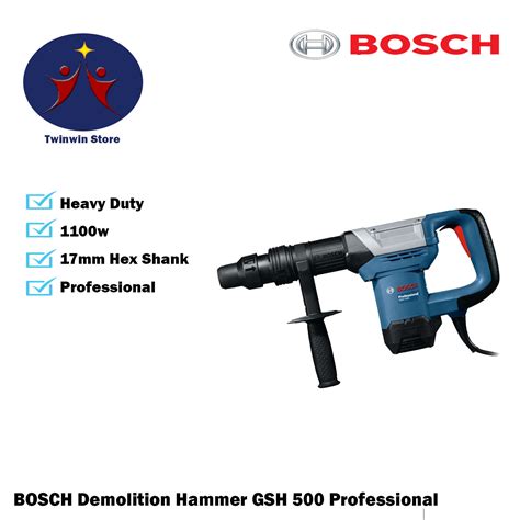 Bosch Demolition Hammer Gsh 500 Professional Lazada Ph