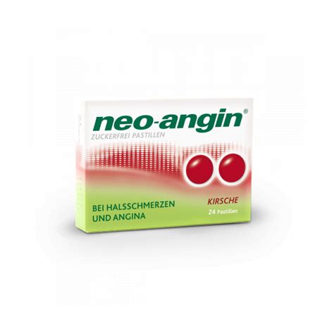 Neo Angin Zuckerfrei Pastillen Kirsche Vindobona Apotheke