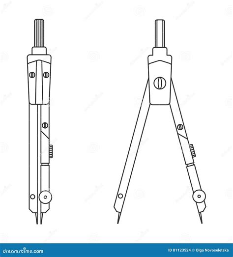 Compass Tool Drawing