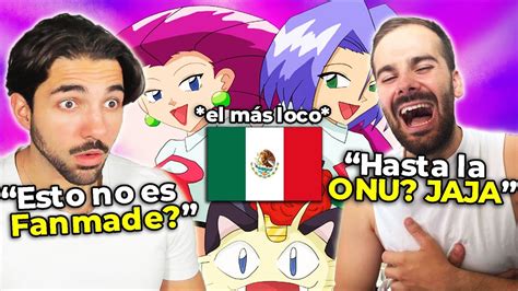 2 ESPAÑOLES REACCIONAN AL MEJOR DOBLAJE LATINO DE POKEMON TEAM