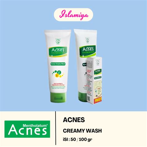 Jual Acnes Creamy Wash Gr Gr Shopee Indonesia