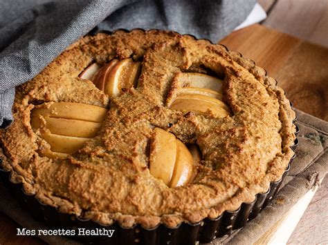 Tarte Bourdaloue aux pommes et amandes Le meilleur pâtissier