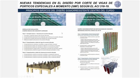 Curso En Diseño Sismorresistente De Estructuras En Concreto Armado Edición 2021 Youtube