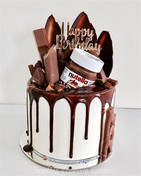 Nutella Birthday Cake