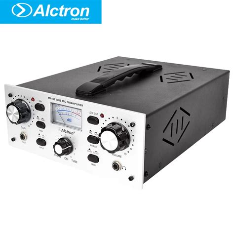 Alctron MP100 Pro Tube Microphone/Instrument Preamplifier, Pro Mic/Line Preamplifier, Mic Preamp ...