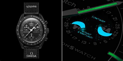 Snoopy OMEGA moonSwatch BLACK 絶品 時計