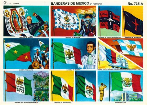 Monografía de Banderas de México de RAF antes Mexico bandera Bandera