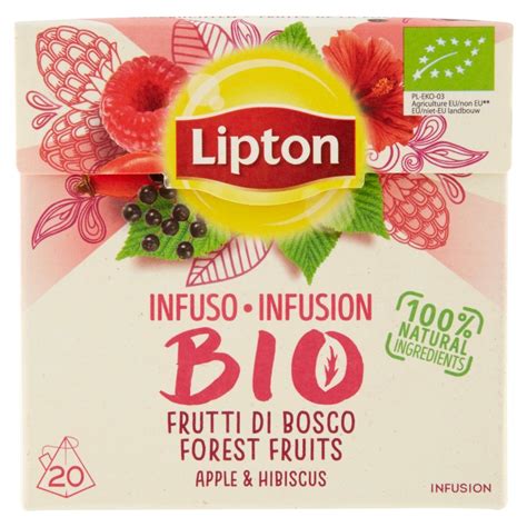 Lipton Infuso Bio Frutti Di Bosco 20 Filtri Everli