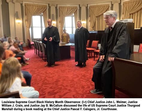 LOUISIANA SUPREME COURT OBSERVES BLACK HISTORY MONTH – Minden Press-Herald