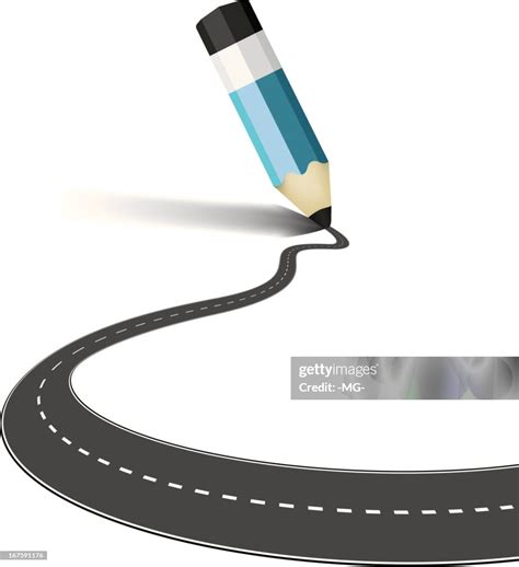 Pencil Drawing Road High Res Vector Graphic Getty Images