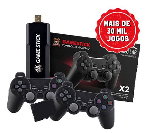 Game Stick 4k Gd10 Retrô Ultra 2 Controles Sem Fio