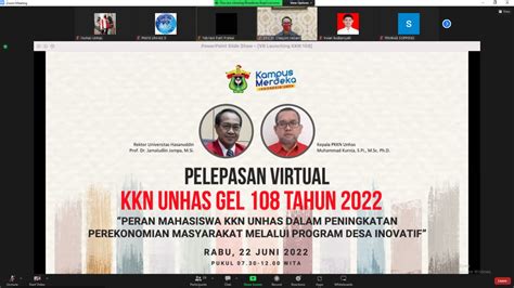 Pelepasan Resmi Mahasiswa KKN Unhas Gel 108 Di Berbagai Titik Se