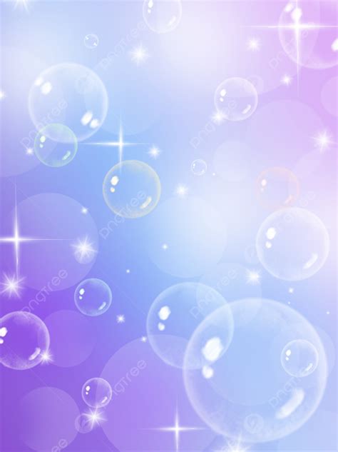 Purple Gradient Beautiful Fantasy Bubble Shading Poster Background