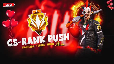 Cs Rank Push Kannada Free Fire Live Volter Kannadafreefire