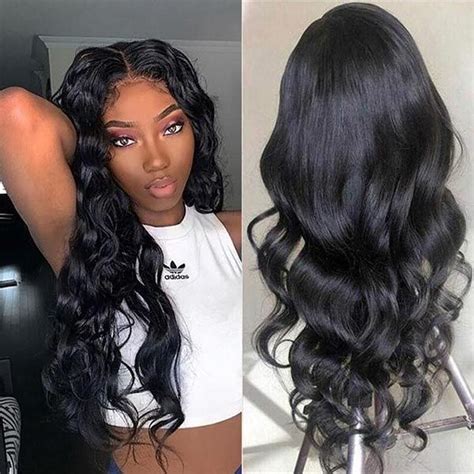 Body Wave Hair Lace Closure Wig Pre Plucked Human Hair Curlyme Hair